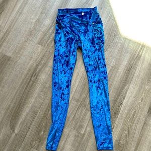 Fabletics Crushed Velvet Leggings